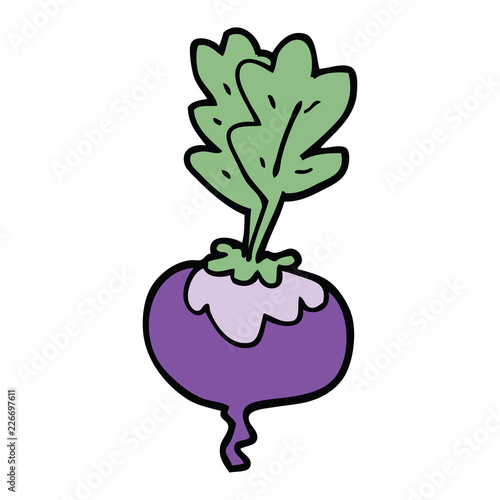 cartoon doodle beetroot