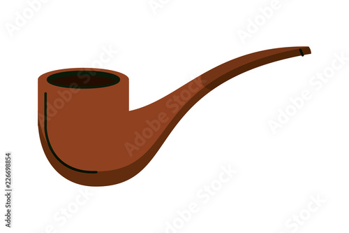 Tobacco pipe isolated