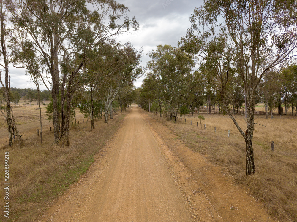 Dusty Australian Road