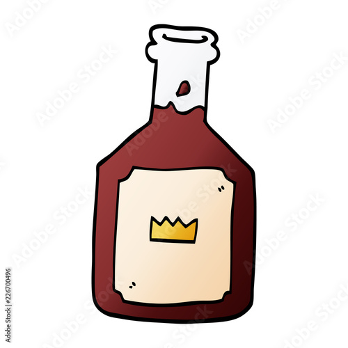 cartoon doodle alcoholic drink