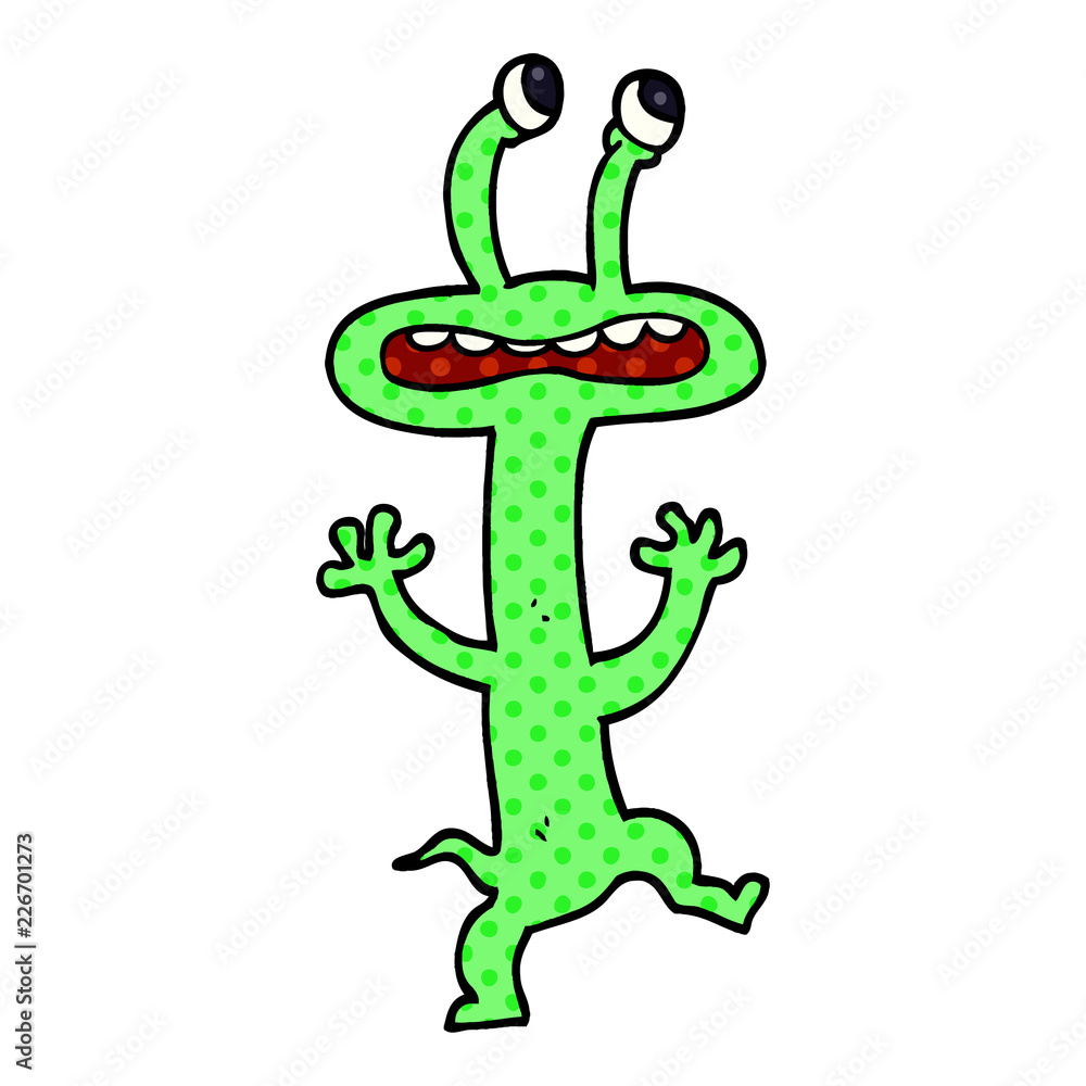 Naklejka premium cartoon doodle monster