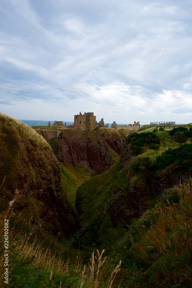 Dunnottar Castle Scotland Panorama Dunnottar Castle Scotland Panorama