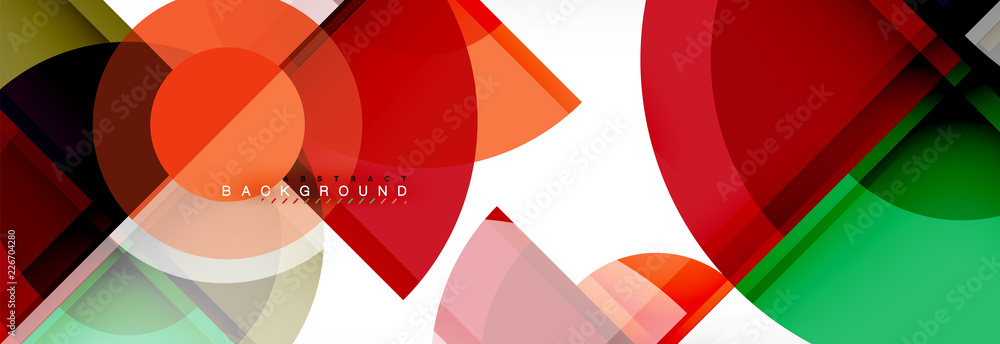 Abstract background bright circles geometric design Abstract background bright circles geometric design