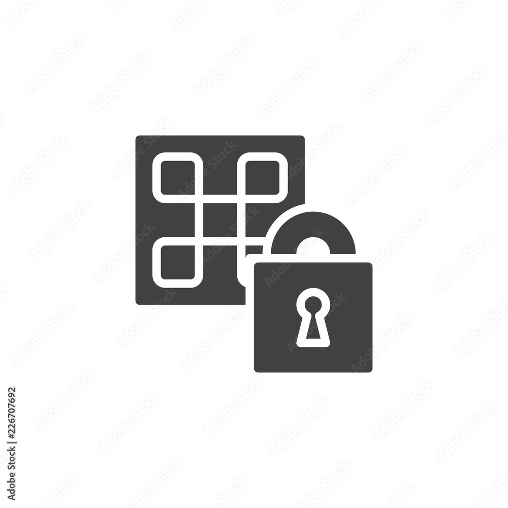 Lock tool vector icon. filled flat sign for mobile concept and web design. Solid icon. Symbol, logo illustration. Pixel perfect vector graphics Lock tool vector icon. filled flat sign for mobile concept and web design. Solid icon. Symbol, logo illustration. Pixel perfect vector graphics