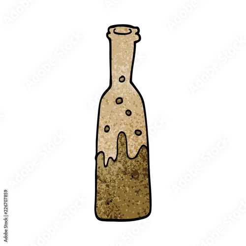 cartoon doodle bottle of pop