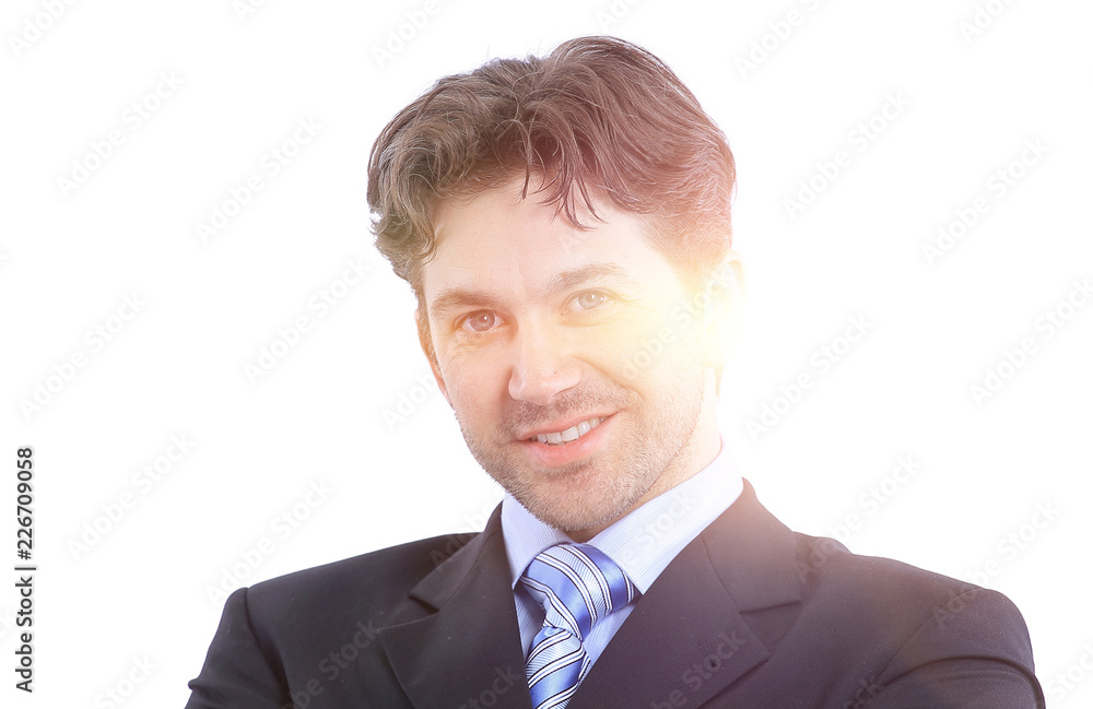 in full growth. portrait of a successful businessman in full growth. portrait of a successful businessman