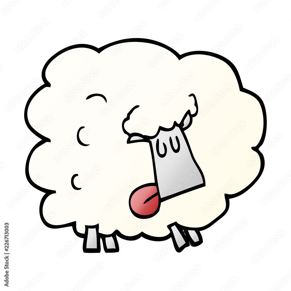 cartoon doodle funny sheep cartoon doodle funny sheep