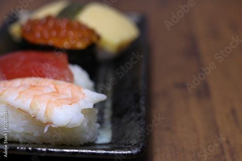 日本食　お寿司の盛り合わせ
