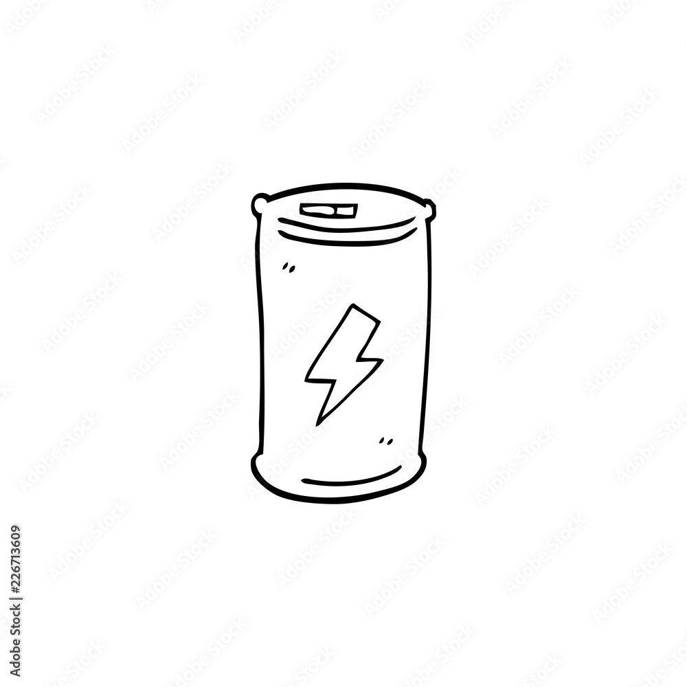 line drawing cartoon energy drink line drawing cartoon energy drink