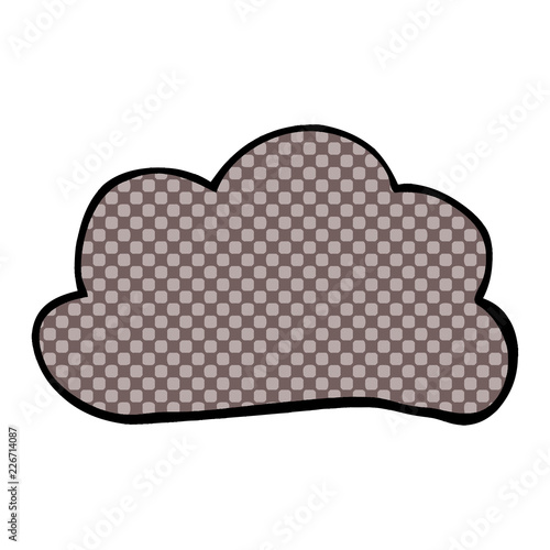 cartoon doodle weather cloud