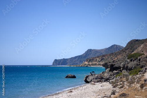 coast of mediterranean sea © corradobarattaphotos