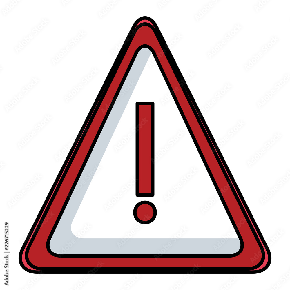 Attention sign symbol Attention sign symbol