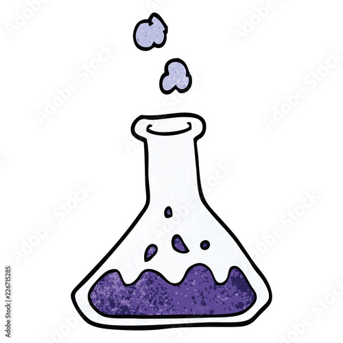 cartoon doodle science experiment photo