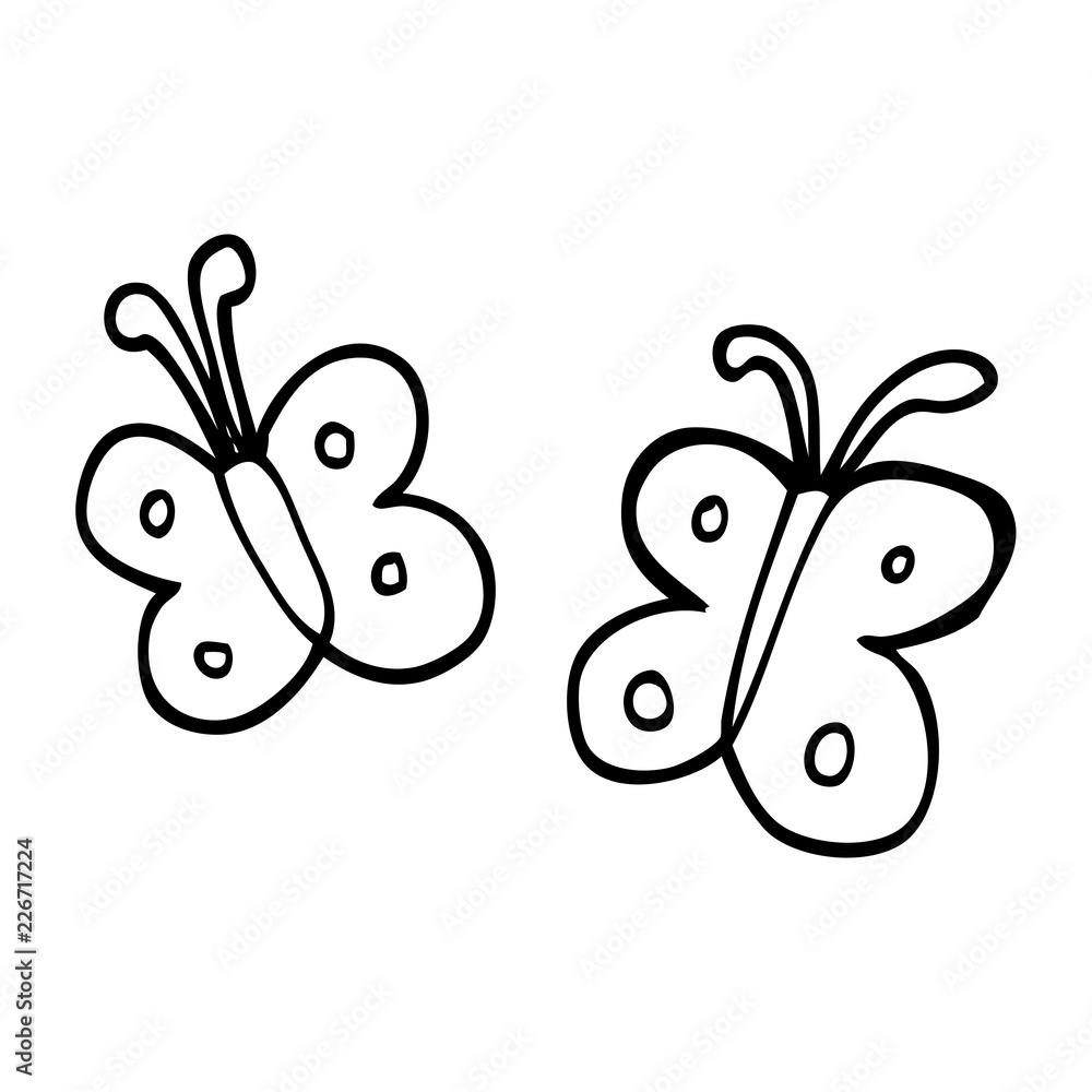 line drawing cartoon butterfly line drawing cartoon butterfly