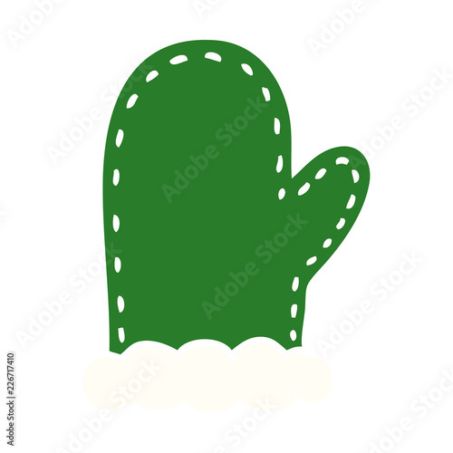 cartoon doodle oven mitts