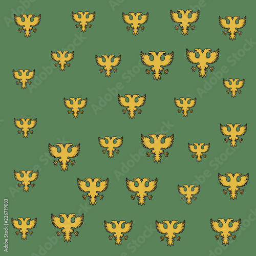 Russia emblem background