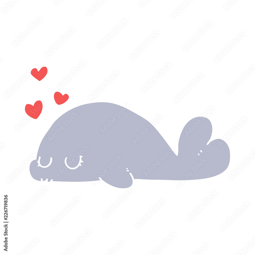 cute flat color style cartoon dolphin cute flat color style cartoon dolphin