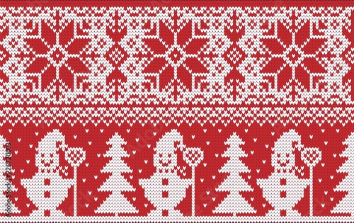 Vector white nordic christmas ornament snowman