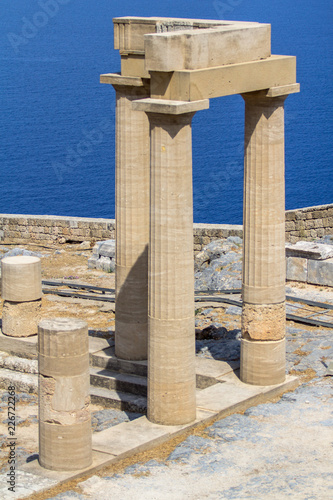 Acropolis on Rhodos island, Greece