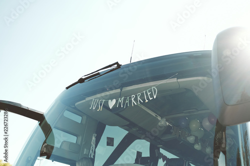 Just Married Bus