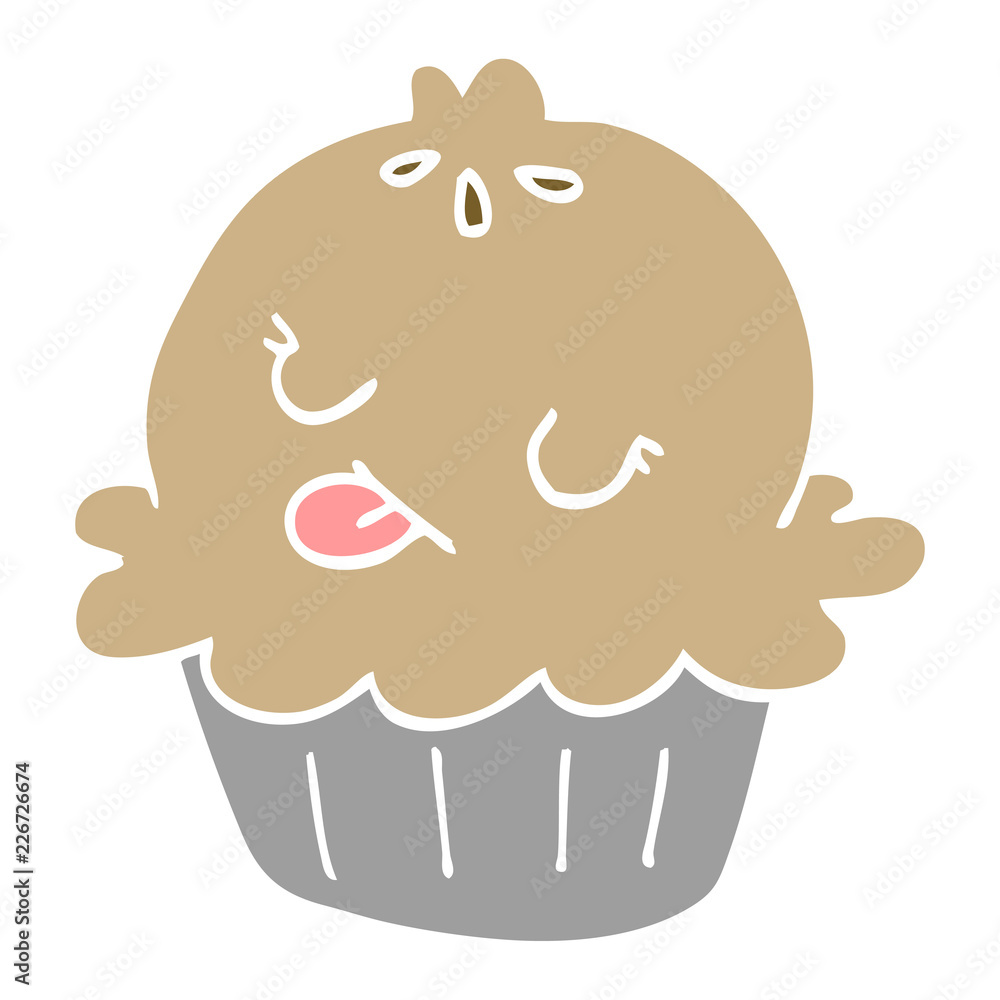 cute flat color style cartoon pie cute flat color style cartoon pie