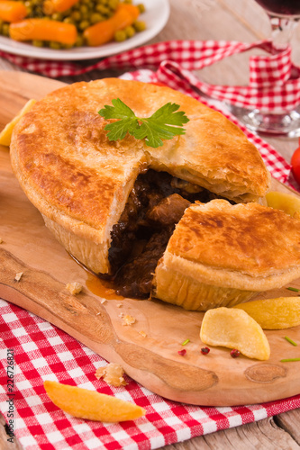 Steak pie.