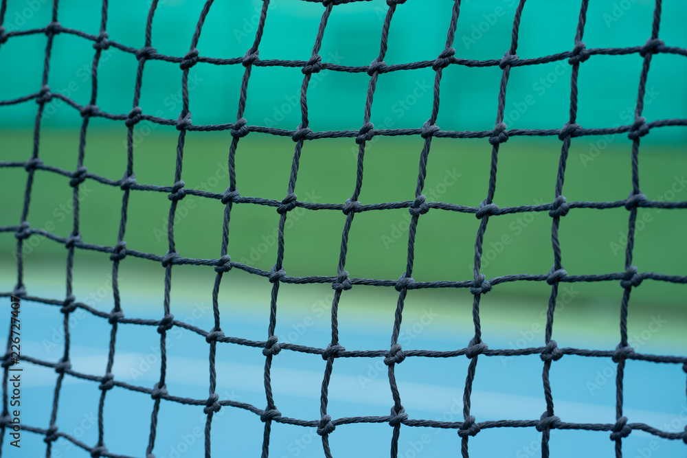 Fototapeta premium tennis court with net