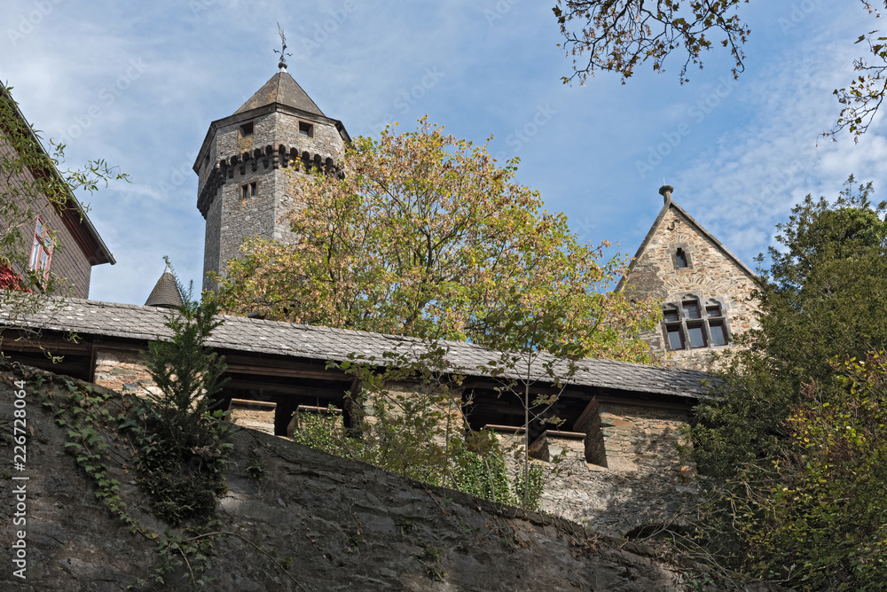 the medieval castle braunfels on a basalt summit the medieval castle braunfels on a basalt summit