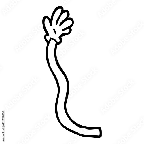 line drawing cartoon retro hand gestures