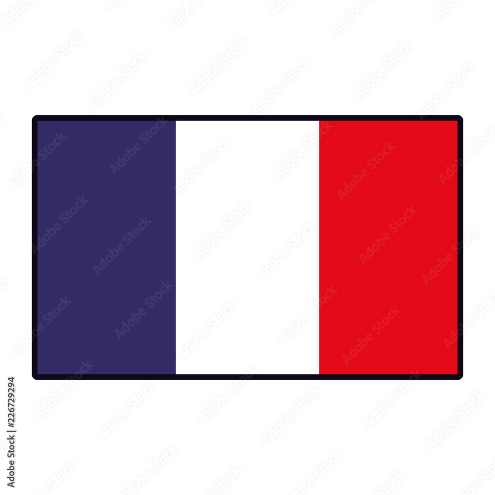 France flag emblem France flag emblem