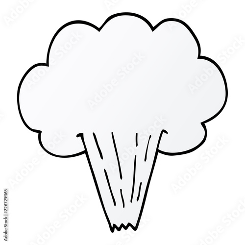 cartoon doodle gust of air