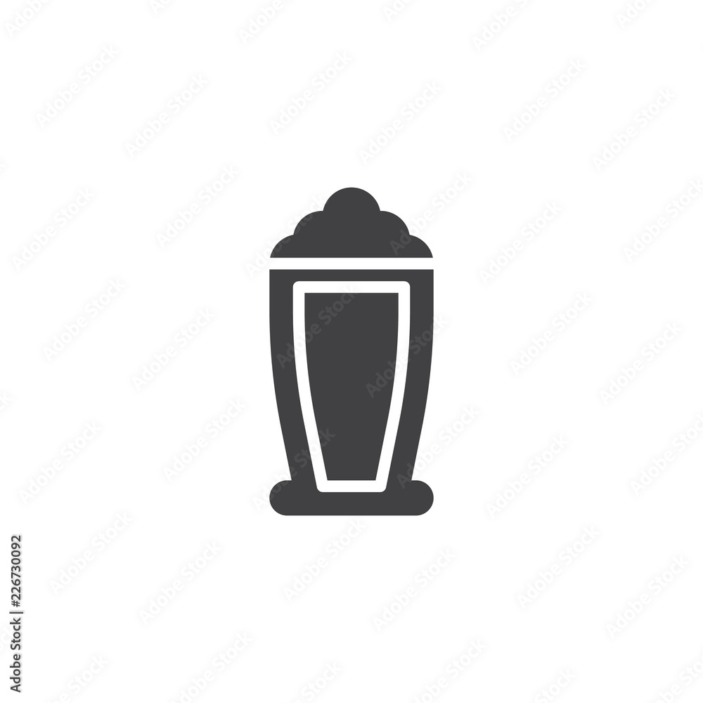 Frappe glass vector icon. filled flat sign for mobile concept and web design. coffee drink simple solid icon. Symbol, logo illustration. Pixel perfect vector graphics Frappe glass vector icon. filled flat sign for mobile concept and web design. coffee drink simple solid icon. Symbol, logo illustration. Pixel perfect vector graphics