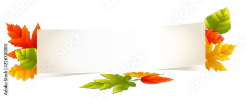 autumn leaves sign
