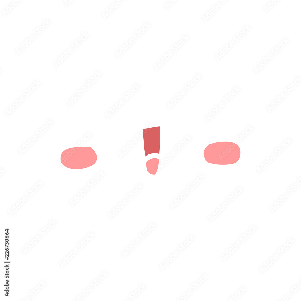 happy flat color style cartoon face happy flat color style cartoon face