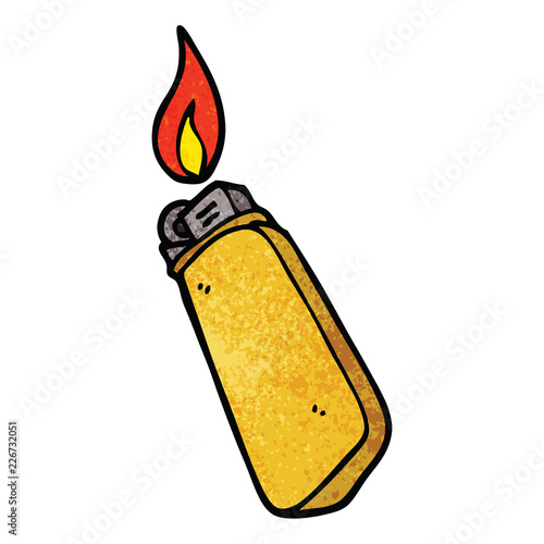 cartoon doodle disposable lighter