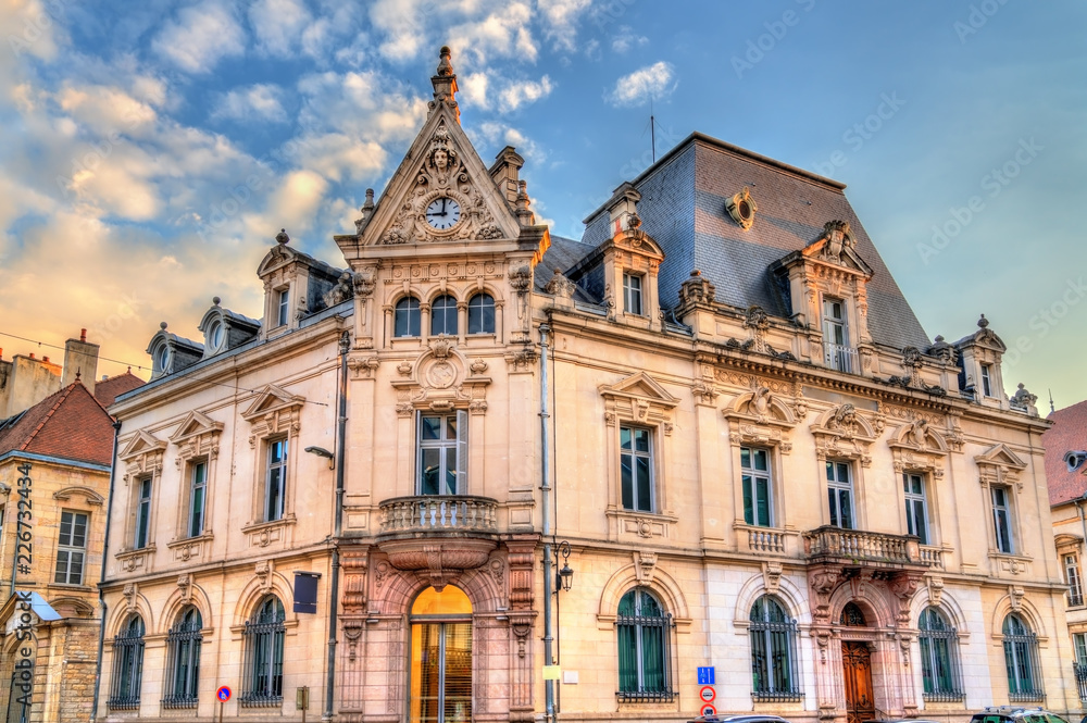 Historic building in the Old Town of Dijon, France