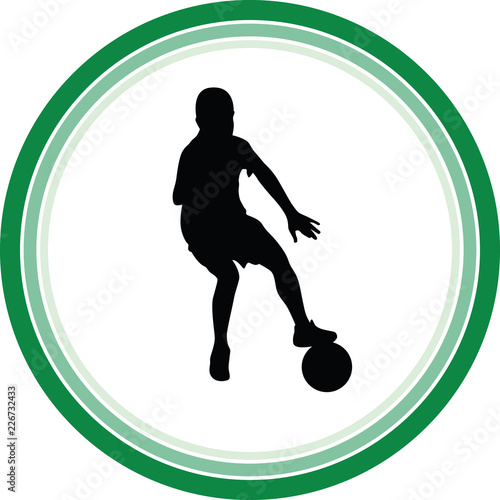 kid play soccer