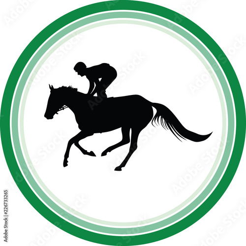 jockey riding a horse