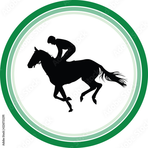 jockey riding a horse