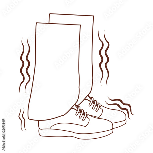 Alzheimer shaking legs