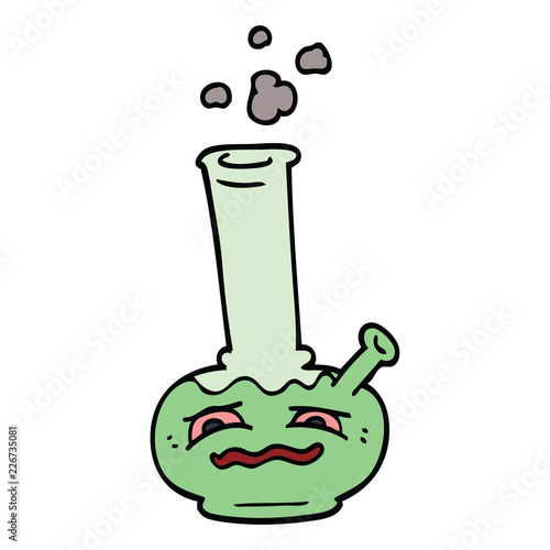 cartoon doodle bong