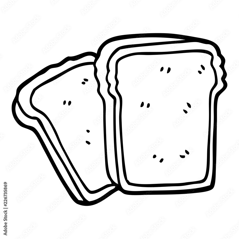 line drawing cartoon toast line drawing cartoon toast