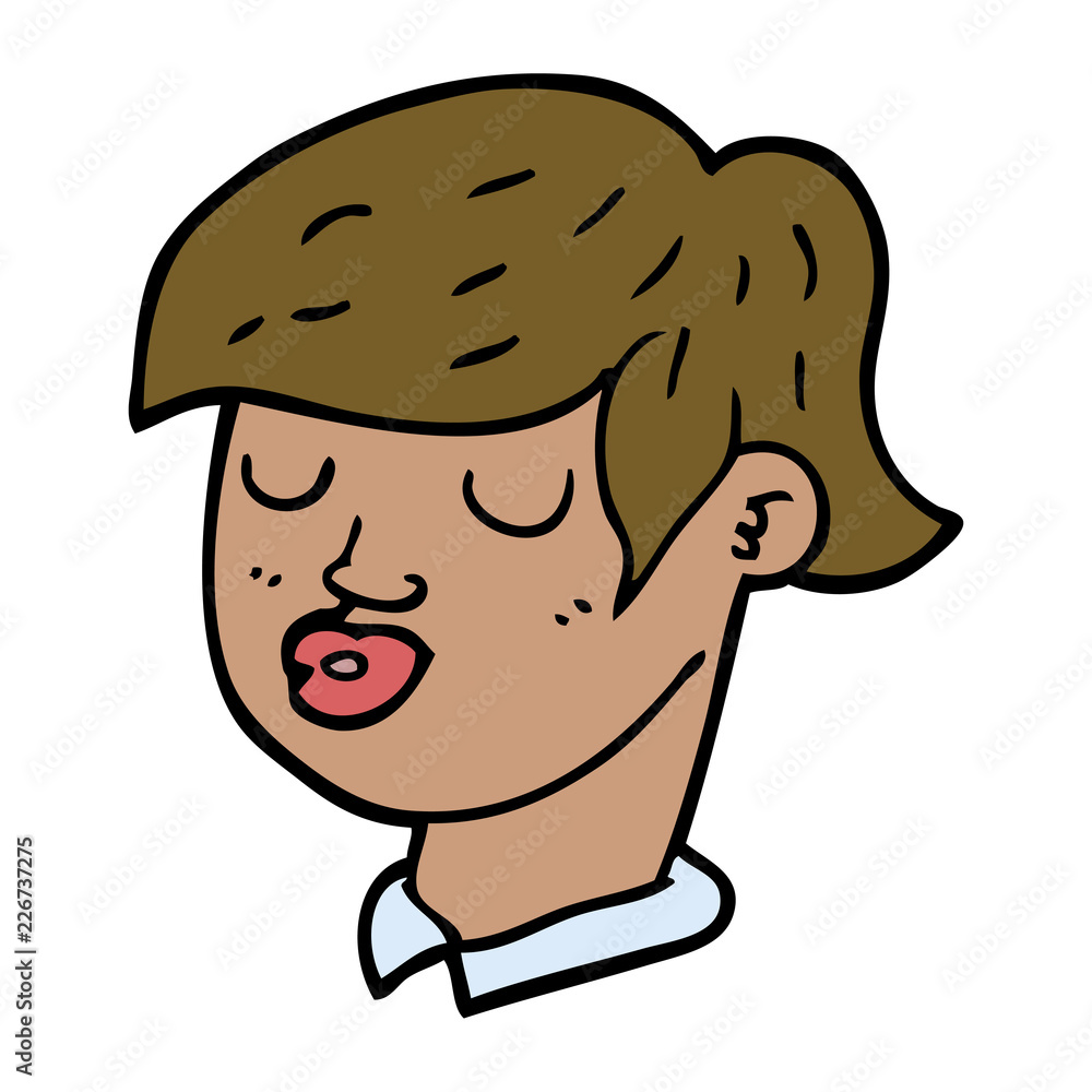 cartoon doodle content face cartoon doodle content face