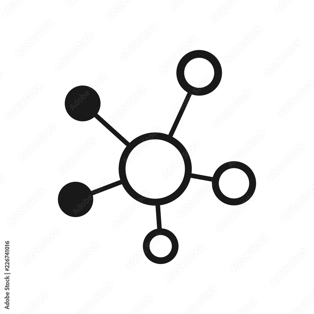 Molecule logo, Connection logo vector Molecule logo, Connection logo vector
