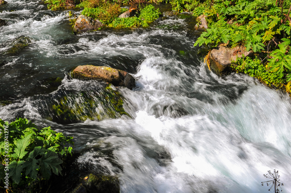 Dashbashi Canyon and Khrami river in Tsalka region, Georgia