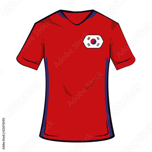 South korea soccer tshirt
