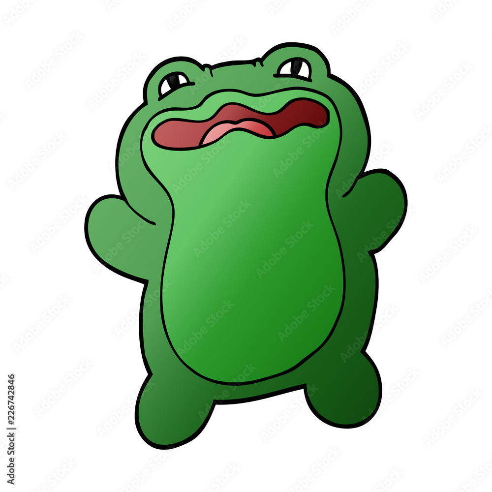 funny cartoon doodle frog funny cartoon doodle frog