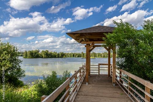 pavilion on Moscow river