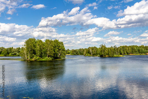 landscape with Moscow river 