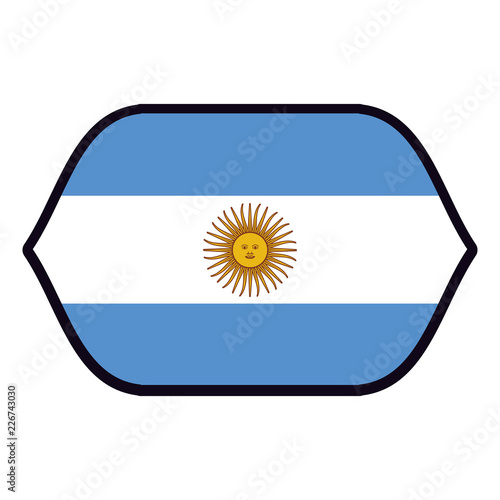 Argentina flag emblem